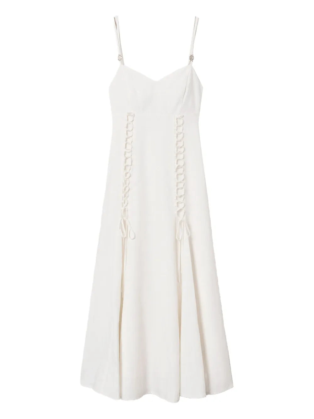Linen-Blend Dress