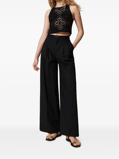 Stretch-Cotton Trousers