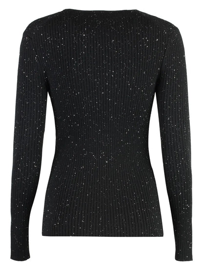 Sequin-Embellished Jumper