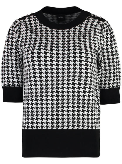 Graphic-Print Blouse