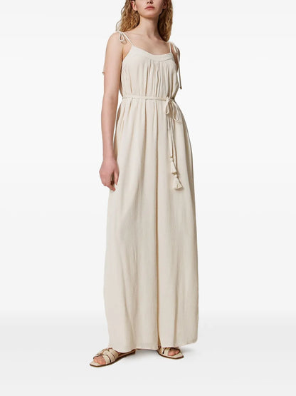 Tie-Detail Jumpsuit