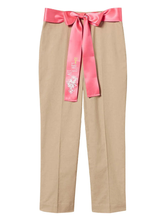 High-Rise Tailored Trousers