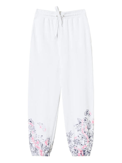 Floral-Print Track Pants