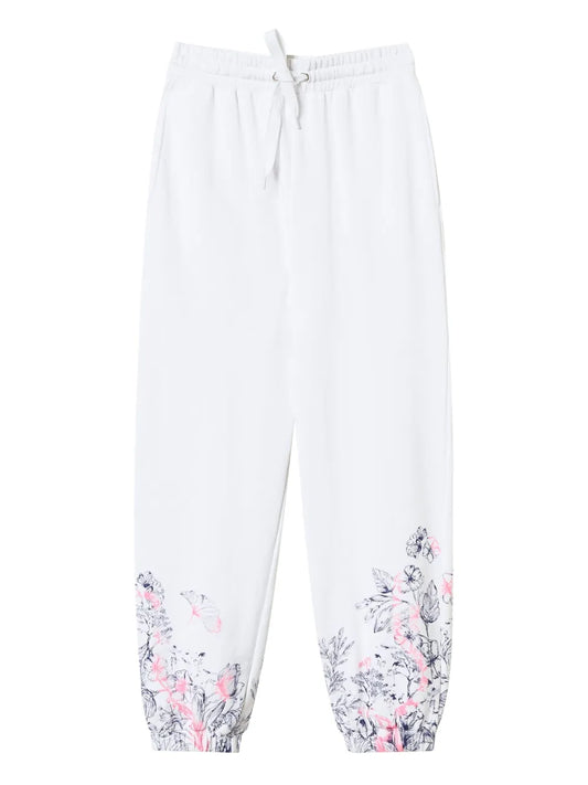 Floral-Print Track Pants