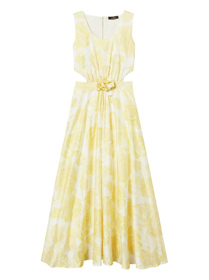 Floral-Print Maxi Dress