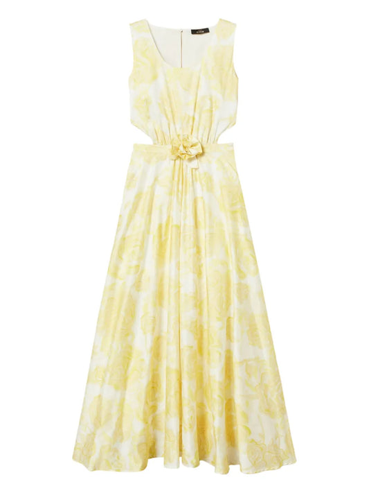 Floral-Print Maxi Dress