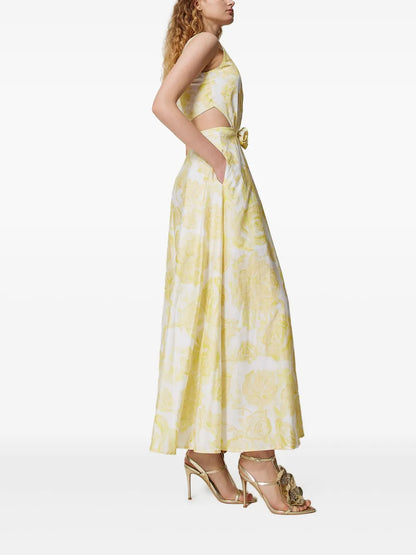Floral-Print Maxi Dress