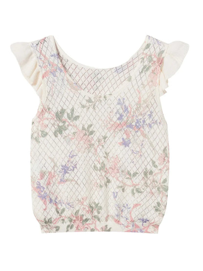 Floral Knitted Top