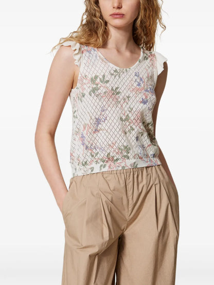 Floral Knitted Top