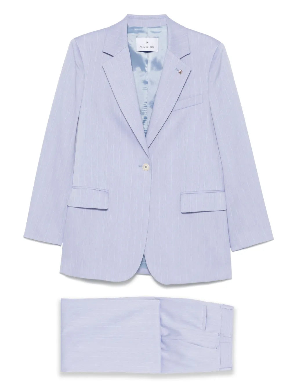 Pinstriped Suit