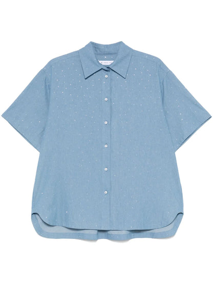 Rhinestone-Embellished Shirt