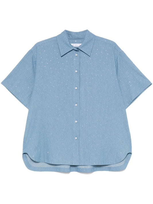 Rhinestone-Embellished Shirt
