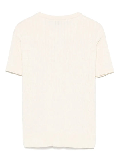 Cotton Short-Sleeve Cardigan