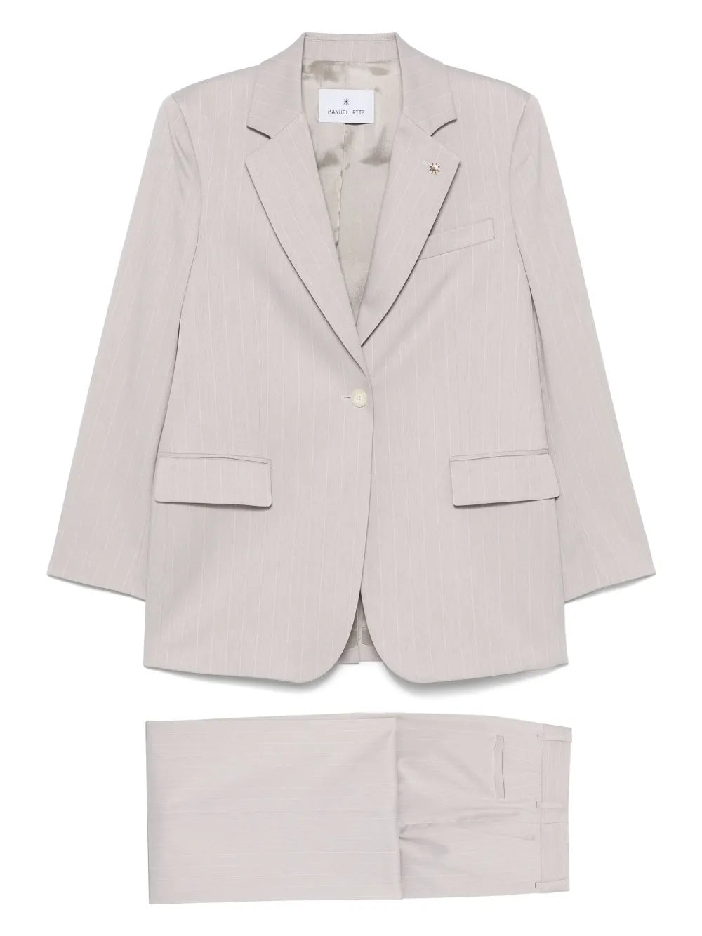 Pinstriped Suit