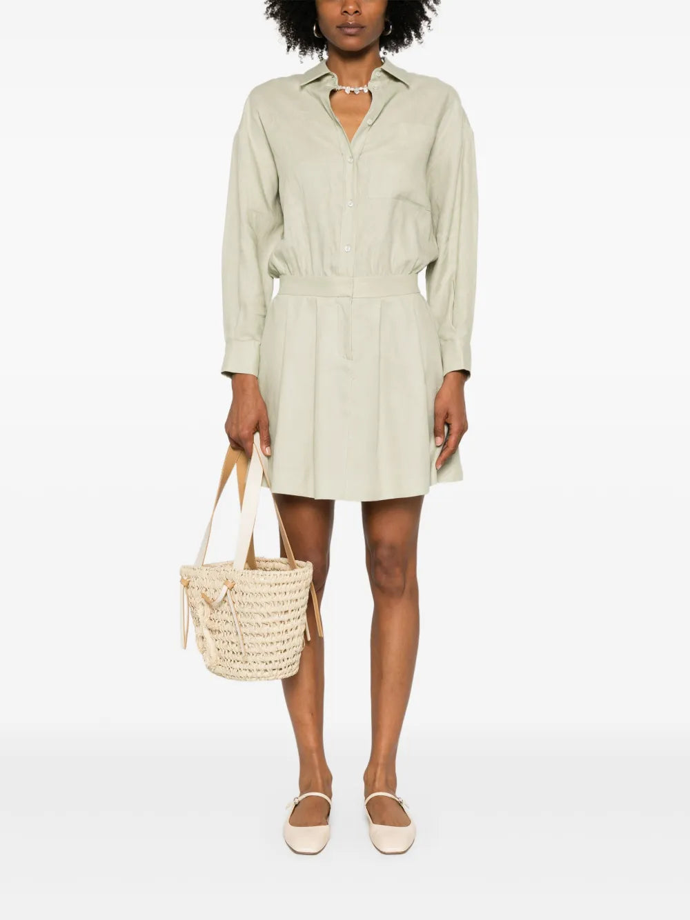 Linen Mini Dress
