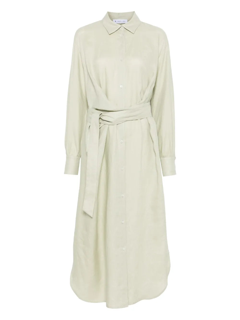 Linen Maxi Shirt Dress