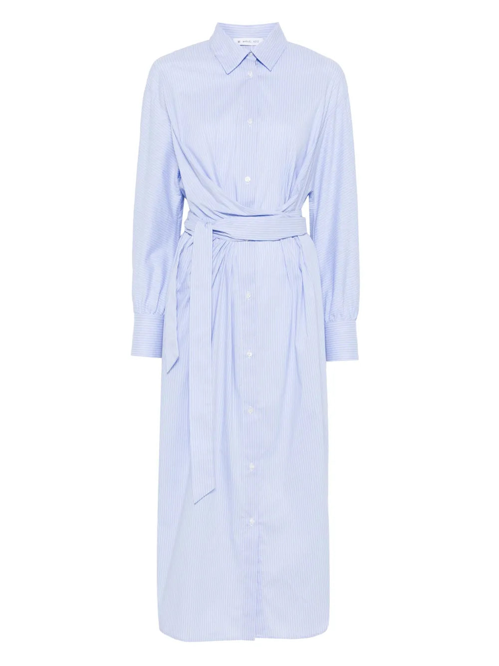 Striped Maxi Shirt Dress