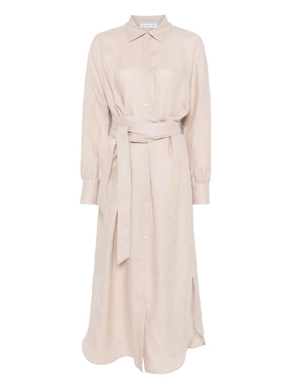 Linen Maxi Shirt Dress