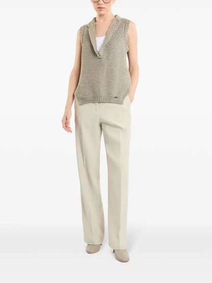 Plunging-Neck Gilet