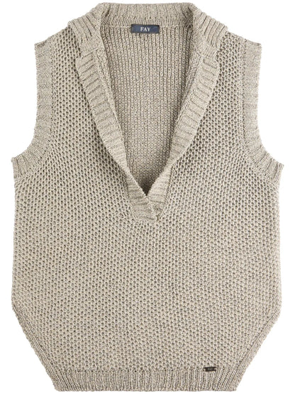 Plunging-Neck Gilet