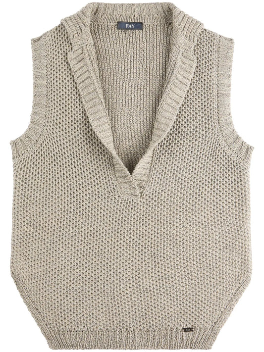 Plunging-Neck Gilet