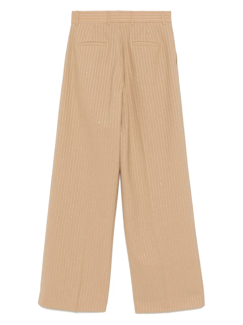 Sequinned Pinstripe Trousers