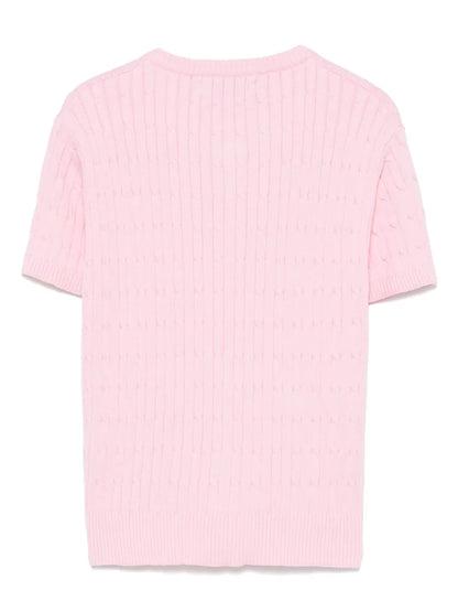 Cotton Short-Sleeve Cardigan