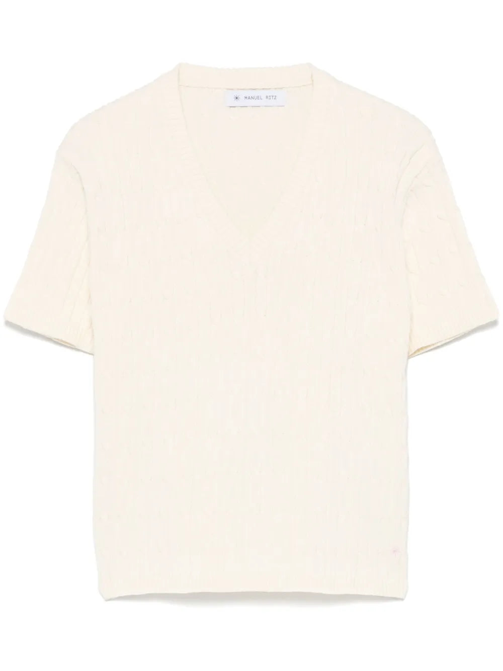 Cable-Knit T-Shirt