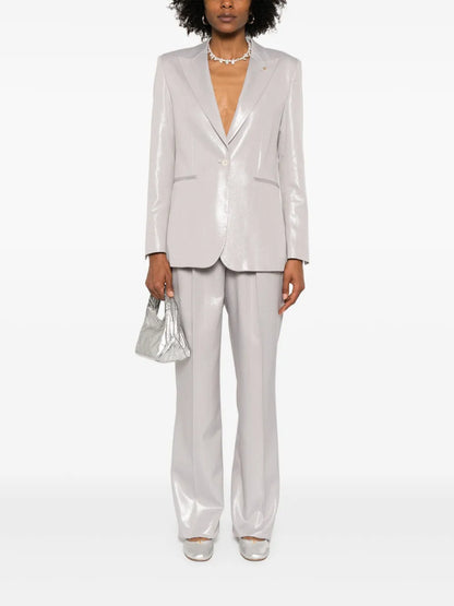 Lurex Pinstriped Suit