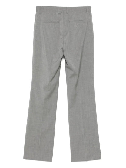 Virgin Wool Flared Trousers