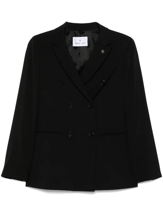 Double-Breasted Virgin Wool Blazer