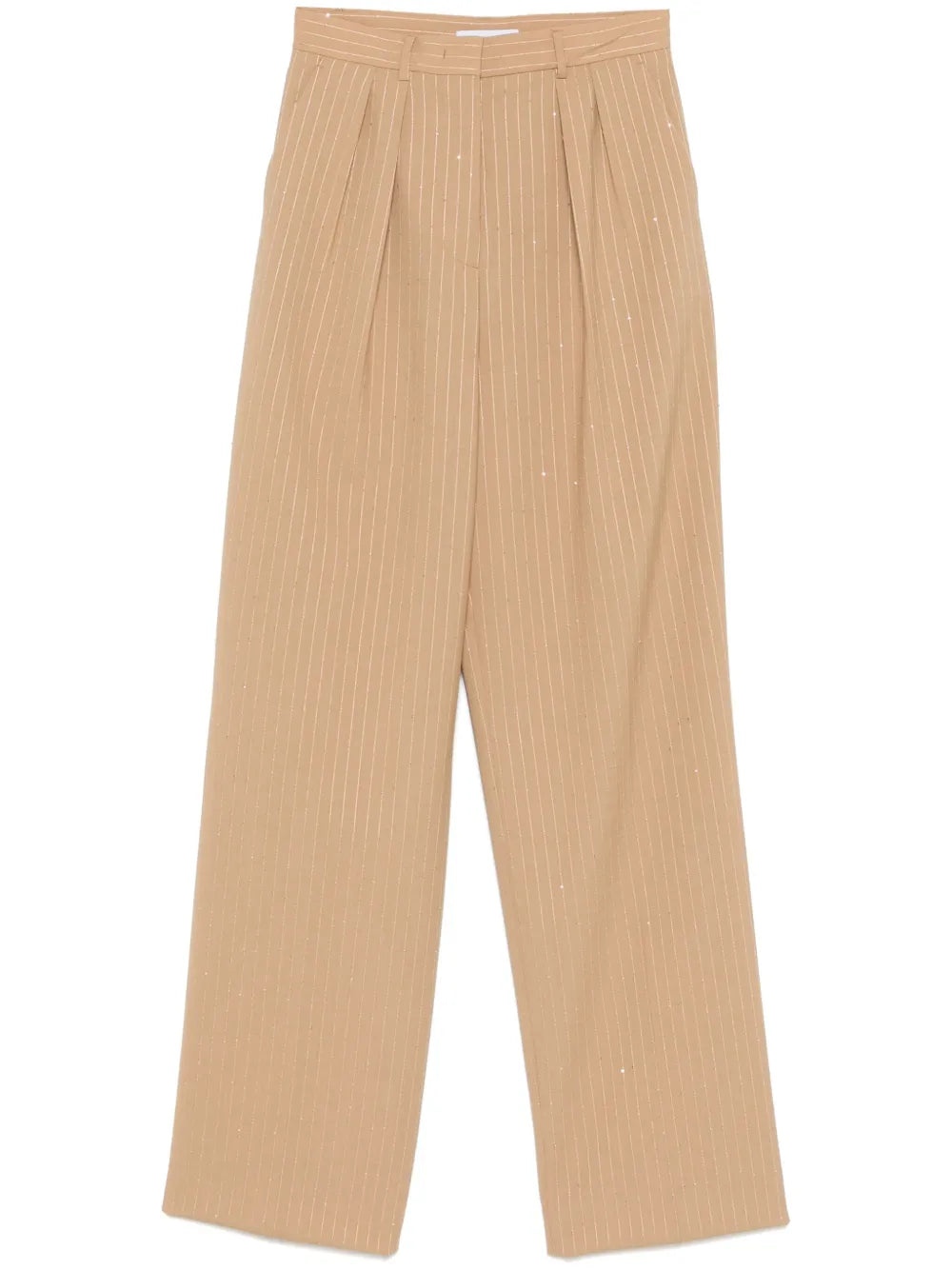 Sequinned Pinstripe Trousers