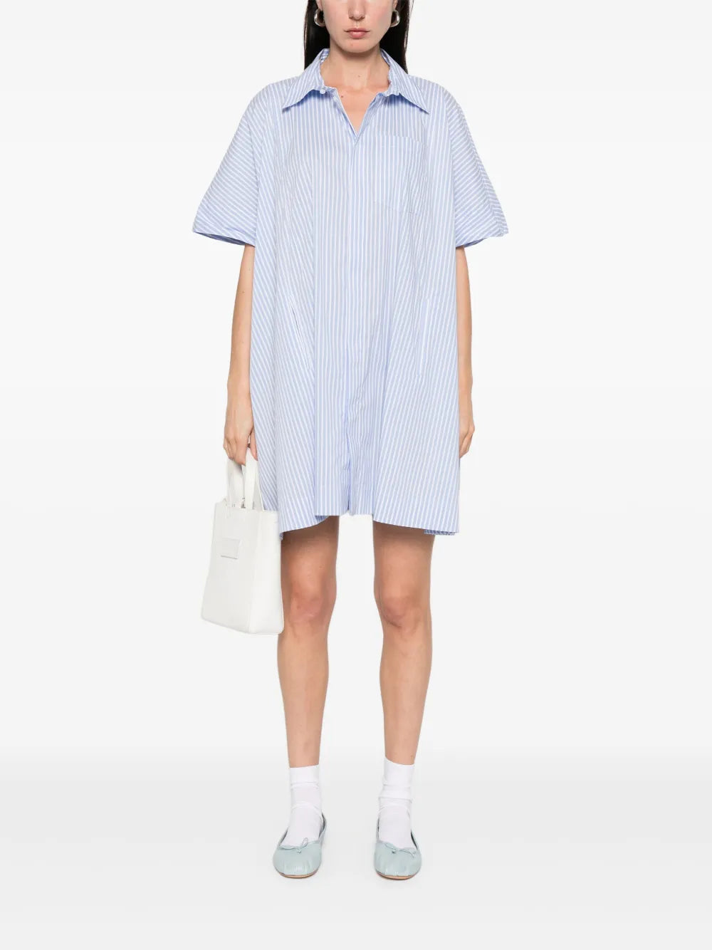 Striped Shirt Dress
