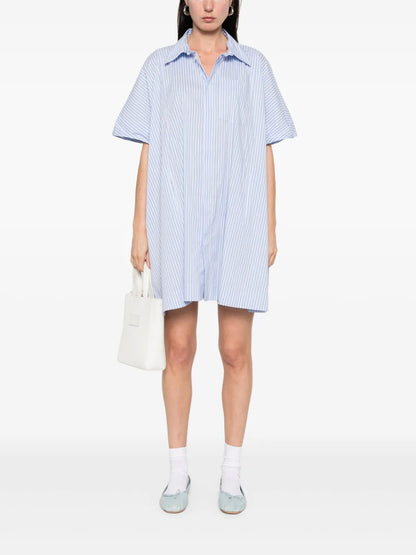 Striped Shirt Dress