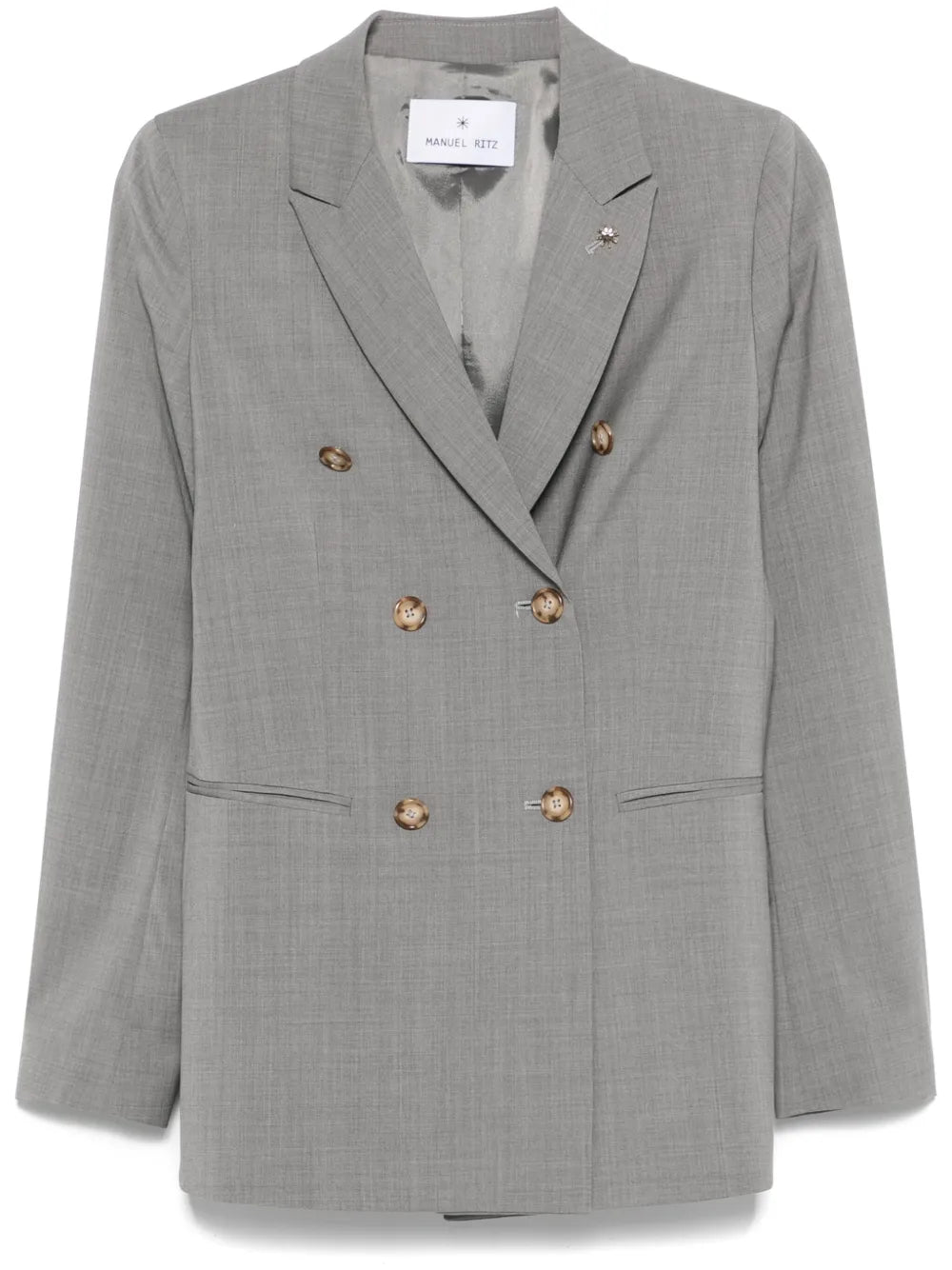 Double-Breasted Wool Blazer