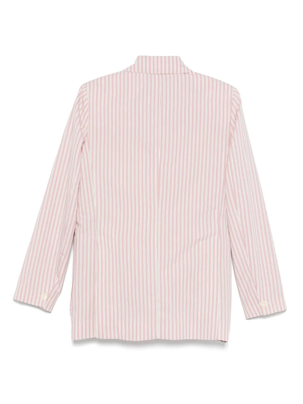 Double-Breasted Striped Blazer