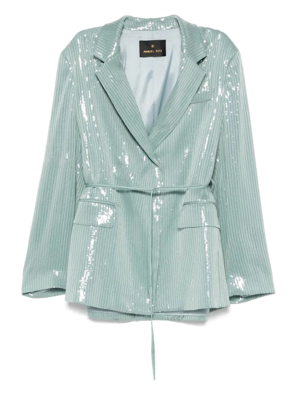 Sequin-Embellished Blazer