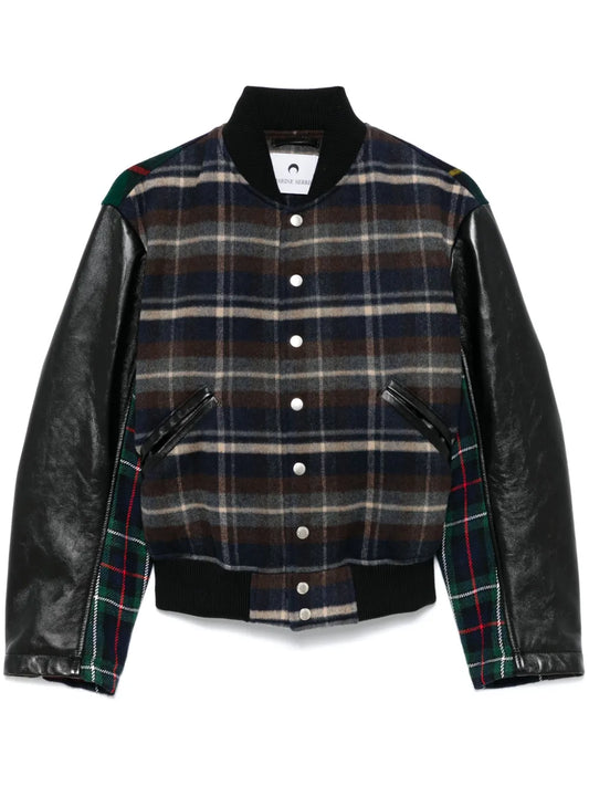 Regenerated Tartan Bomber Jacket