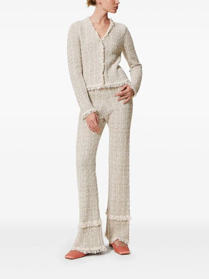 Bouclé Lurex Trousers