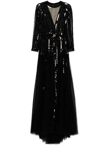 Sequin Long Dress