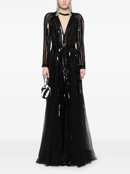 Sequin Long Dress