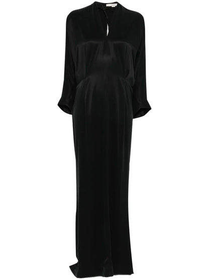 Bat-Sleeve Maxi Dress