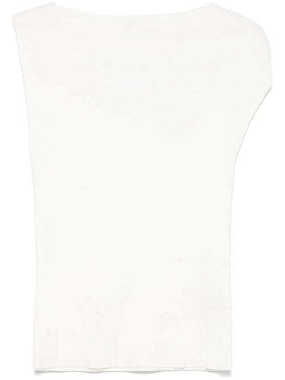Asymmetric-Neck Top