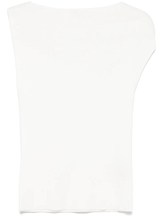 Asymmetric-Neck Top