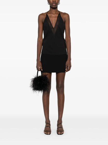 Silk Mini Skirt