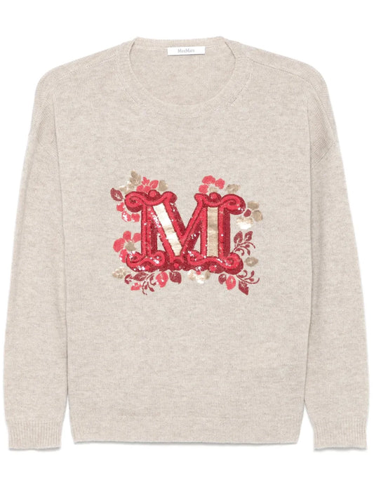 Sequin-Embellished Sweater