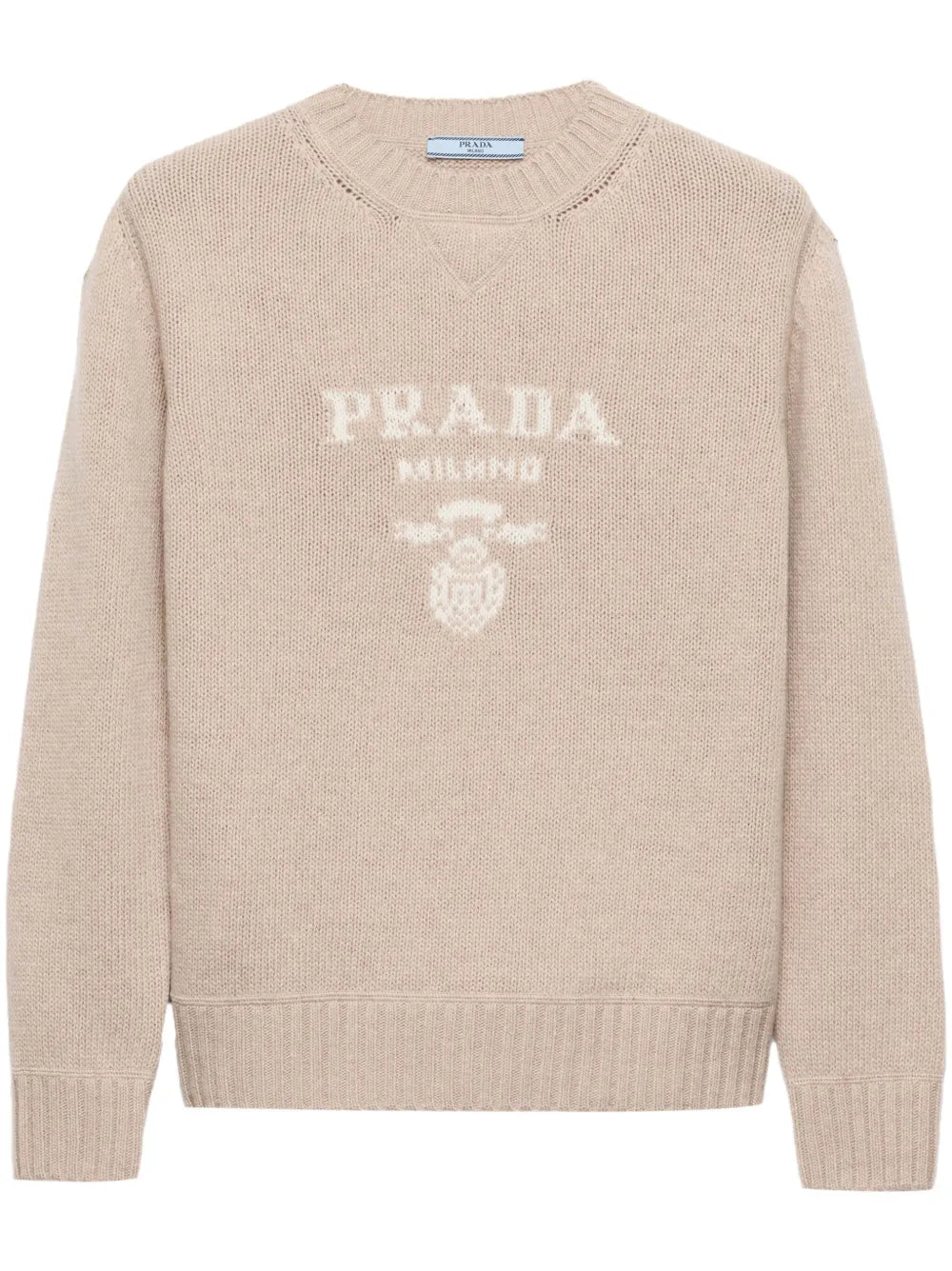 Logo-Jacquard Crew-Neck Sweater