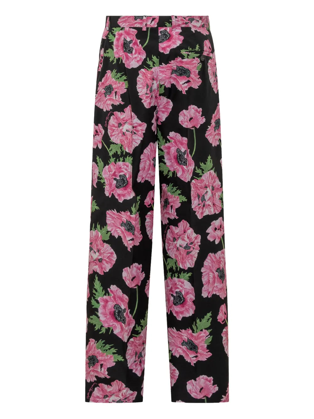 Floral-Print Trousers