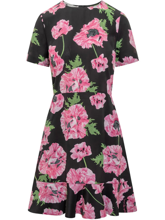 Printed Mini Dress