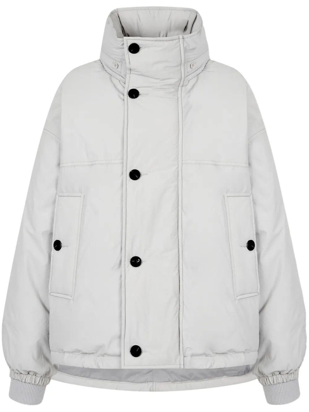 Detachable-Hood Down Jacket